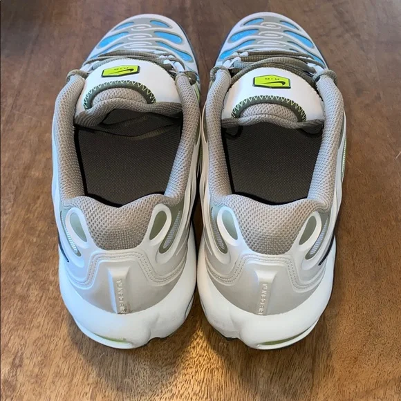 Nike Air Max Plus Tn Kahki Blue Neon - Picture 4 of 7